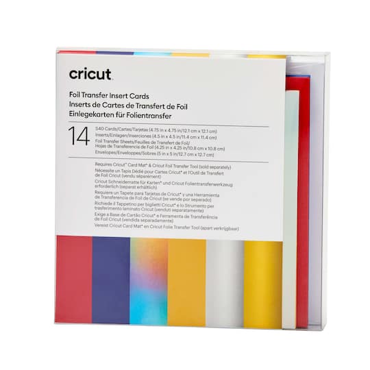 Cricut® Foil Transfer Insert Cards Sampler, Celebration